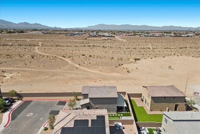 9054 Tangerine Tree Ct, Las Vegas, NV 89113 - overview of rural landscape with a desert landscape and a mountain backdrop