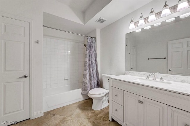 5250 S Rainbow Blvd Unit 1057, Las Vegas, NV 89118 - full bathroom with vanity, shower / bath combo with shower curtain, and tile patterned flooring