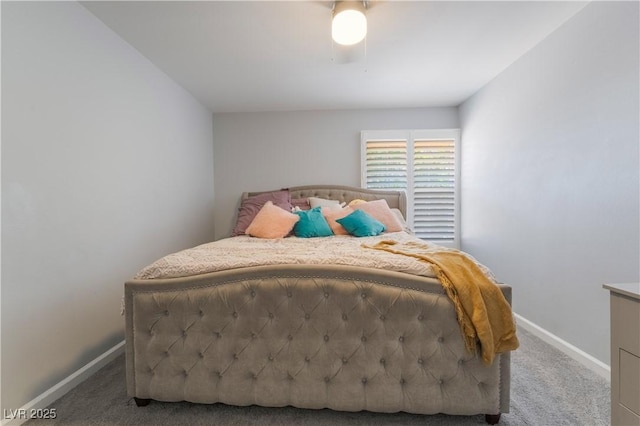 1407 Dorothy Ave Unit 2, Las Vegas, NV 89119 - carpeted bedroom featuring baseboards and a ceiling fan