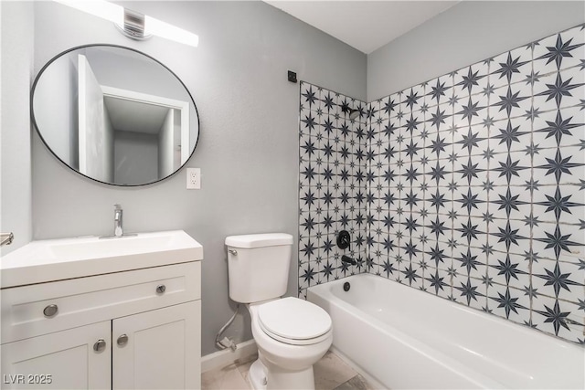 1407 Dorothy Ave Unit 2, Las Vegas, NV 89119 - bathroom with vanity and bathtub / shower combination