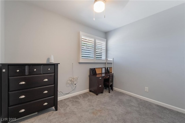 1407 Dorothy Ave Unit 2, Las Vegas, NV 89119 - office with light colored carpet and ceiling fan