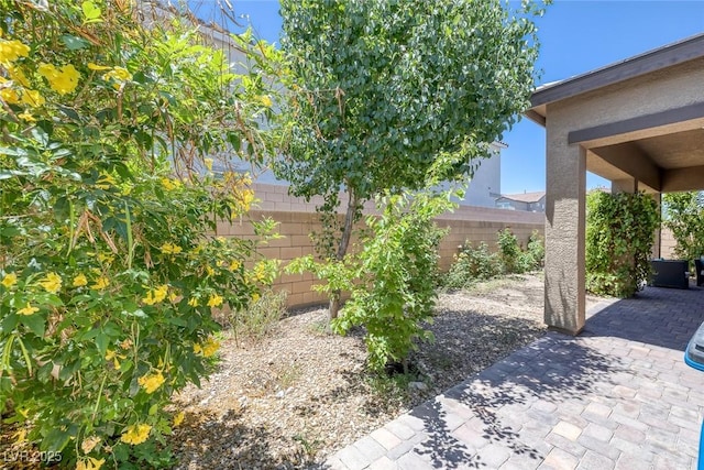 10181 Mount Harlow Ct, Las Vegas, NV 89141 - fenced backyard featuring a patio