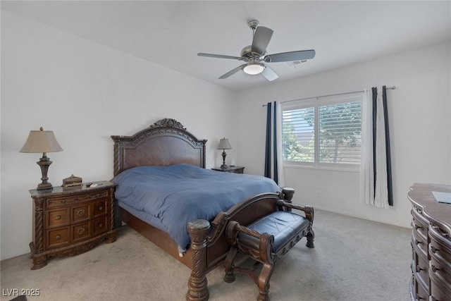 10181 Mount Harlow Ct, Las Vegas, NV 89141 - bedroom featuring carpet flooring and a ceiling fan