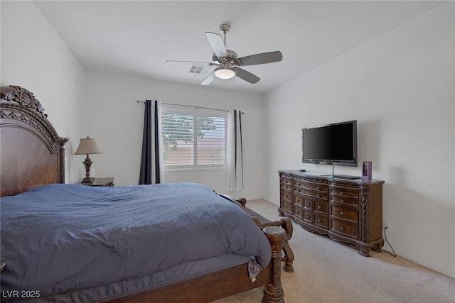 10181 Mount Harlow Ct, Las Vegas, NV 89141 - bedroom with carpet flooring and a ceiling fan