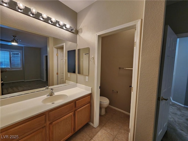 10231 Deerfield Beach Ave Unit 104, Las Vegas, NV 89129 - bathroom featuring vanity and tile patterned floors