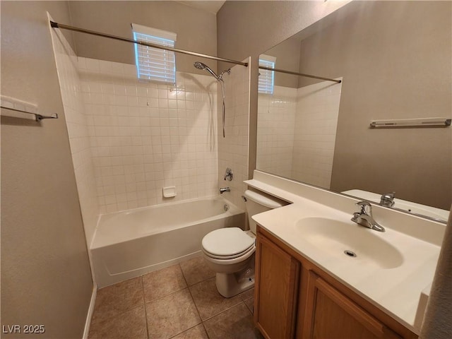 10231 Deerfield Beach Ave Unit 104, Las Vegas, NV 89129 - full bath featuring bathing tub / shower combination, vanity, and tile patterned floors