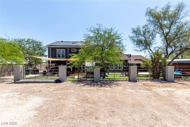 7135 Polaris Ave, Las Vegas, NV 89118 - view of front of home featuring french doors