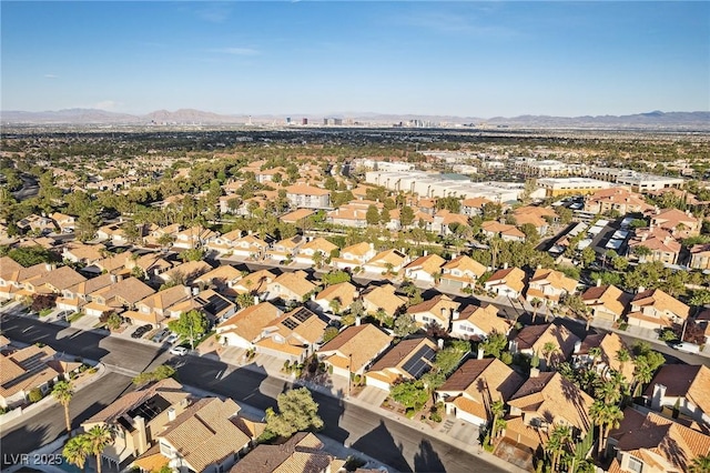 1908 Summit Pointe Dr, Las Vegas, NV 89117 - aerial overview of property's location featuring mountains and nearby suburban area