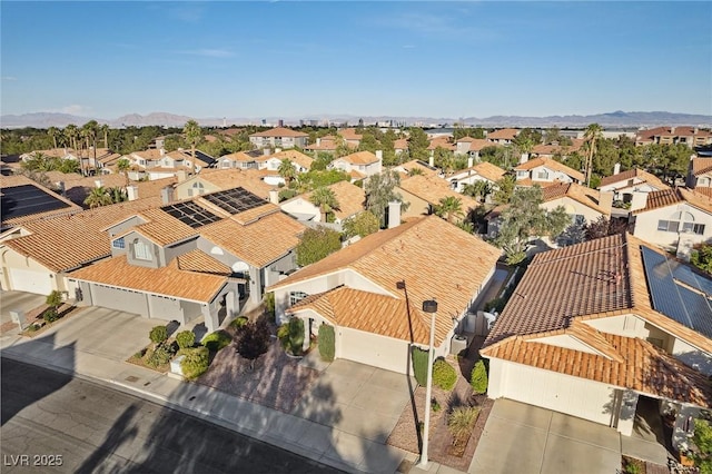 1908 Summit Pointe Dr, Las Vegas, NV 89117 - aerial view of residential area featuring a mountainous background