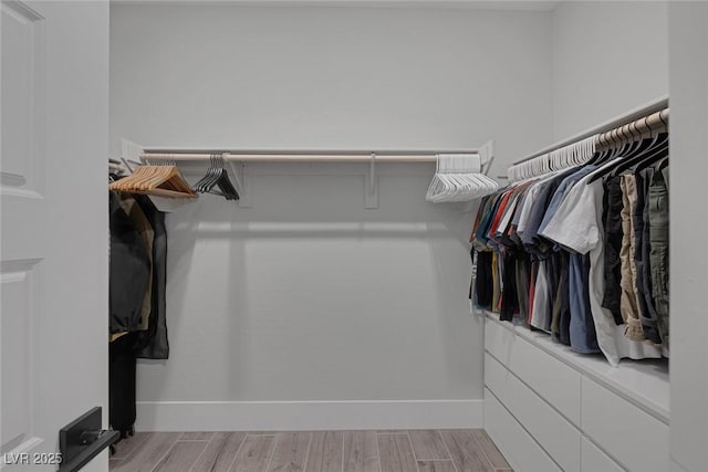 9617 Sard Ln, Las Vegas, NV 89143 - walk in closet with light wood-style floors