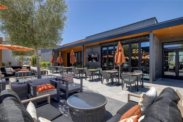 9617 Sard Ln, Las Vegas, NV 89143 - view of patio with an outdoor hangout area