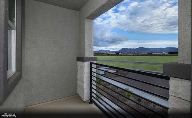6752 Nimbus Ave Lot 8, Las Vegas, NV 89130 - balcony featuring a mountain view