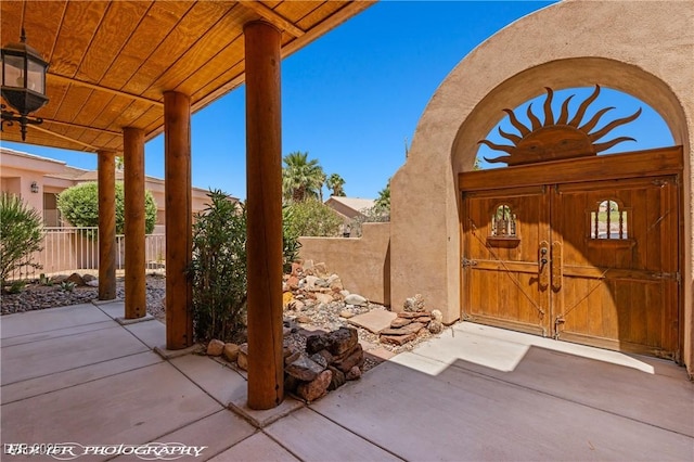 920 Vista Del Sol Ct, Mesquite, NV 89027 - view of patio / terrace with a gate