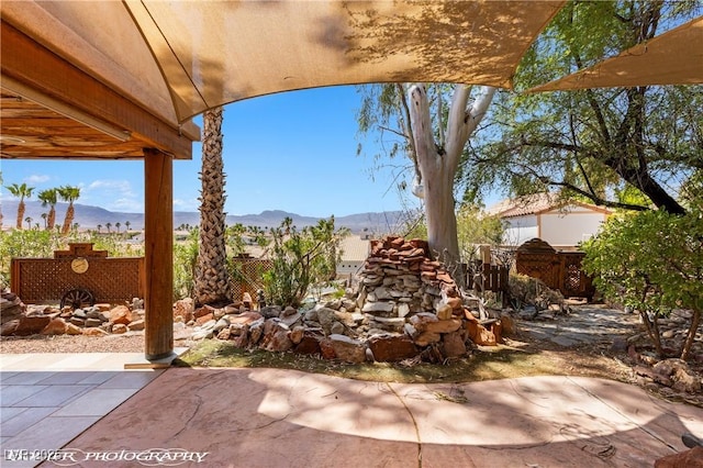 920 Vista Del Sol Ct, Mesquite, NV 89027 - view of patio / terrace featuring a mountain view
