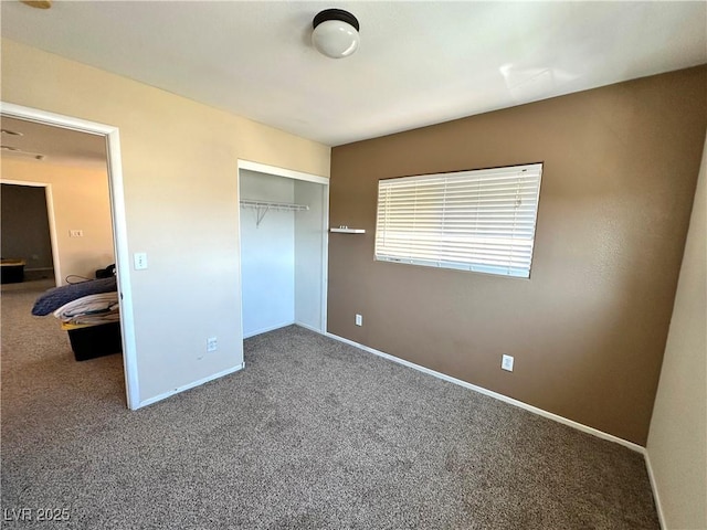 9148 Patrick Henry Ave, Las Vegas, NV 89149 - unfurnished bedroom featuring carpet floors and a closet