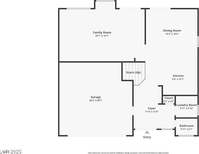 1547 Balsam Mist Ave, Las Vegas, NV 89183 - view of property floor plan