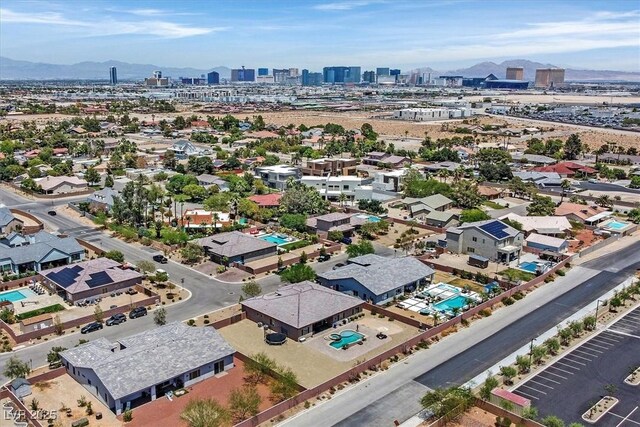 5801 Exbury Gardens Ct, Las Vegas, NV 89118 - view of urban area with a mountainous background