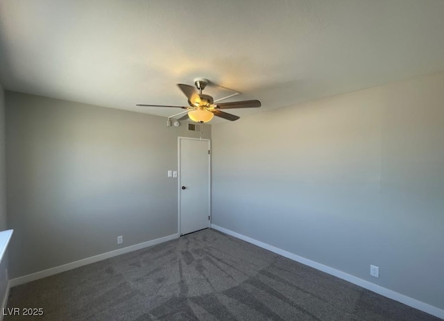 745 N Royal Crest Cir Unit 157, Las Vegas, NV 89169 - carpeted empty room featuring ceiling fan and baseboards