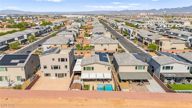 8955 Ruby Moon Dr, Las Vegas, NV 89139 - aerial perspective of suburban area featuring a mountainous background