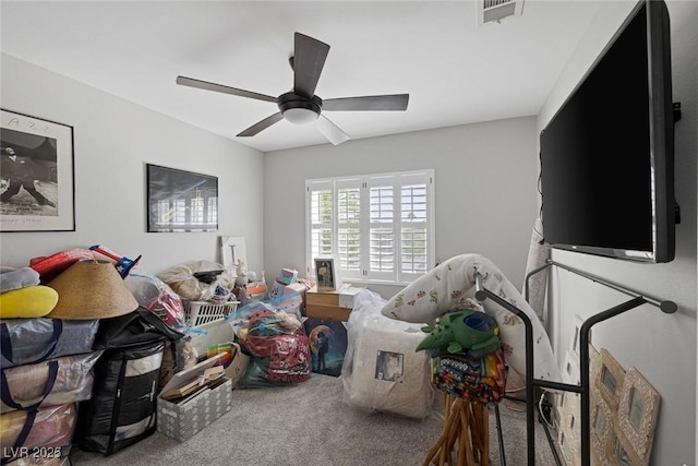 1246 Diamond Valley St, Henderson, NV 89052 - bedroom with carpet flooring and a ceiling fan