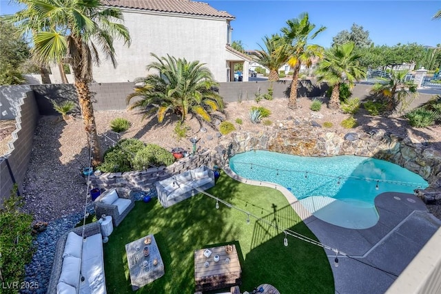 1246 Diamond Valley St, Henderson, NV 89052 - view of pool featuring a fenced backyard