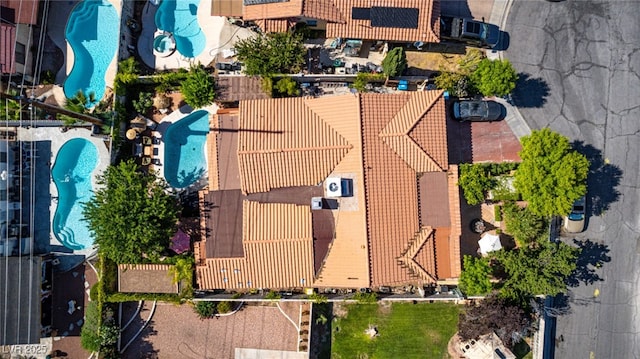 3877 Platis Cir, Las Vegas, NV 89103 - aerial view of a pool area