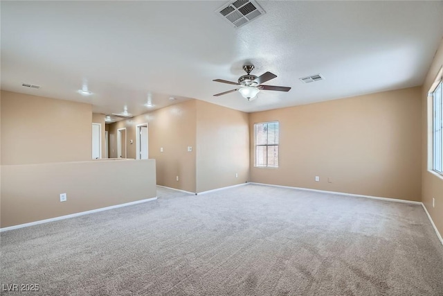 3141 Diamond Crest Ln, Henderson, NV 89052 - spare room with a ceiling fan and carpet flooring