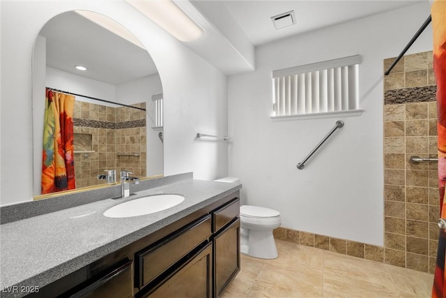 170 Dove St, Pahrump, NV 89060 - bathroom with vanity and a tile shower