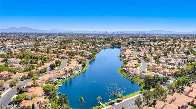 3125 N Buffalo Dr Unit 1133, Las Vegas, NV 89128 - aerial perspective of suburban area with a water and mountain view