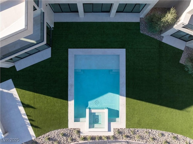 68 Sun Glow Ln, Las Vegas, NV 89135 - view of yard