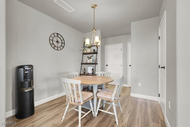 8255 Las Vegas Blvd Unit 722, Las Vegas, NV 89123 - dining space featuring light wood-style floors and a chandelier