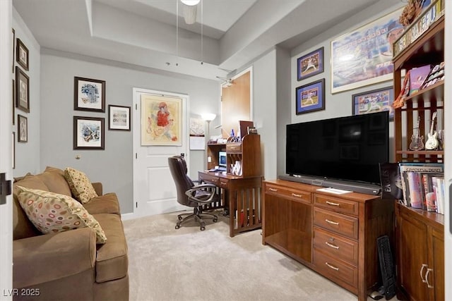 8255 Las Vegas Blvd Unit 722, Las Vegas, NV 89123 - office area with light colored carpet and a raised ceiling