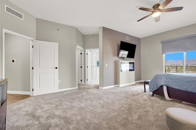 8255 Las Vegas Blvd Unit 722, Las Vegas, NV 89123 - carpeted bedroom featuring baseboards and a ceiling fan