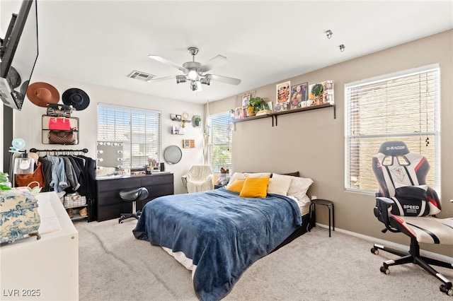 5674 Moccasin Point St, Las Vegas, NV 89148 - carpeted bedroom with a ceiling fan and baseboards