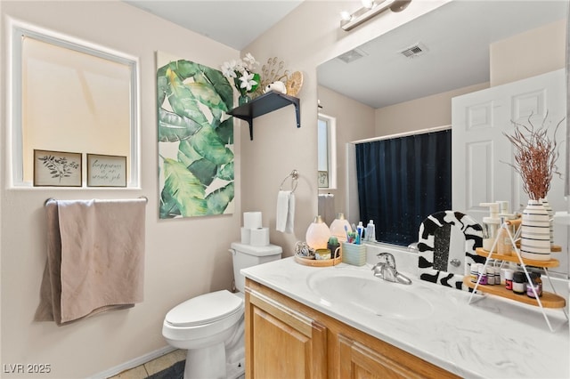 5674 Moccasin Point St, Las Vegas, NV 89148 - full bathroom featuring vanity, curtained shower, and tile patterned floors