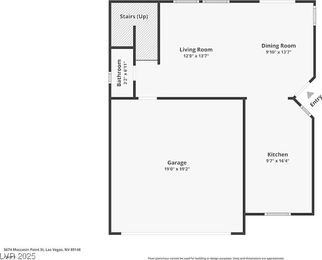 5674 Moccasin Point St, Las Vegas, NV 89148 - view of room layout
