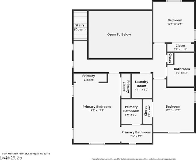 5674 Moccasin Point St, Las Vegas, NV 89148 - view of floor plan / room layout