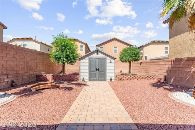 11755 Garland Grove Ln, Las Vegas, NV 89183 - fenced backyard with a shed