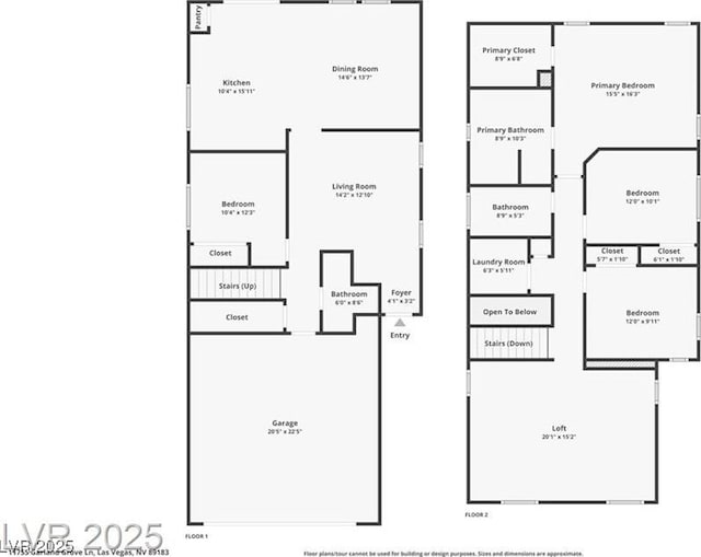 11755 Garland Grove Ln, Las Vegas, NV 89183 - view of property floor plan