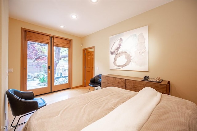 15 Emerald Dunes Cir, Henderson, NV 89052 - bedroom with recessed lighting and access to outside