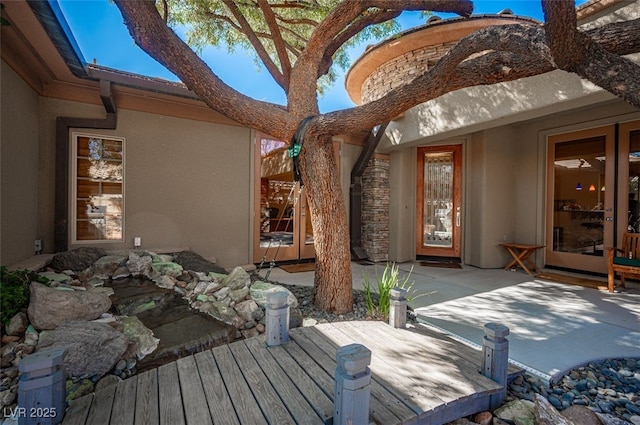 15 Emerald Dunes Cir, Henderson, NV 89052 - view of patio / terrace featuring french doors
