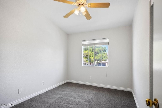 901 Nevada Sky St, Las Vegas, NV 89128 - spare room with dark carpet and ceiling fan