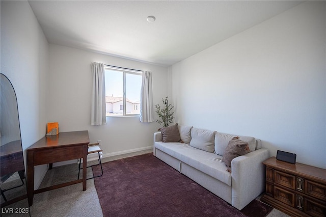 9451 Lunar Ray St, Las Vegas, NV 89143 - carpeted living room with baseboards