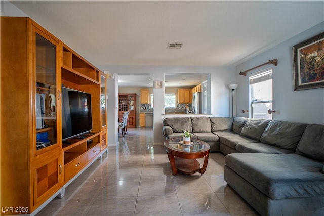 4945 Volcanic Rock Ln, Las Vegas, NV 89122 - living area with tile patterned floors