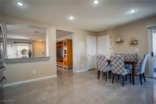 4945 Volcanic Rock Ln, Las Vegas, NV 89122 - dining area featuring recessed lighting and tile patterned flooring