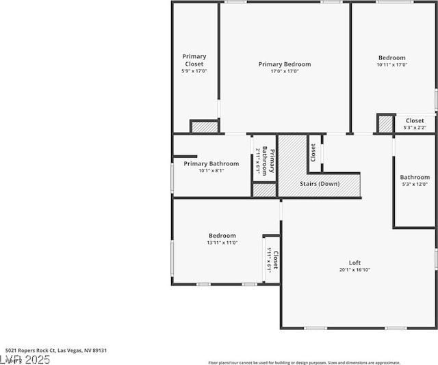 5021 Ropers Rock Ct, Las Vegas, NV 89131 - view of floor plan / room layout