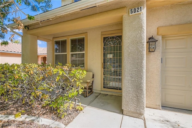 5021 Ropers Rock Ct, Las Vegas, NV 89131 - entrance to property featuring stucco siding