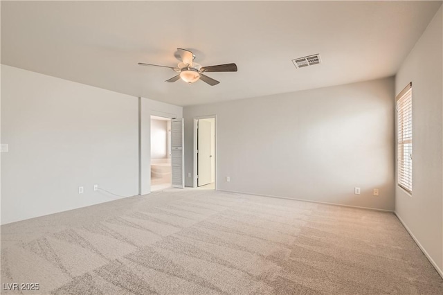 5021 Ropers Rock Ct, Las Vegas, NV 89131 - empty room with ceiling fan and light colored carpet