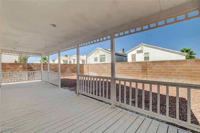 1716 Klamath Falls Way, Las Vegas, NV 89128 - wooden terrace featuring a fenced backyard