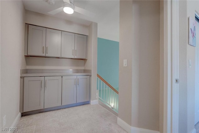1910 Coyote Pass Way, Henderson, NV 89012 - corridor with light carpet and an upstairs landing